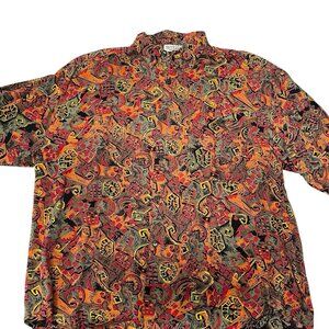 Men’s Vintage Goouch LS shirt, size XL Y2K artsy retro vintage designer